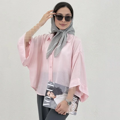 شومیز باکسی زنانه رنگی NR | آی بولک