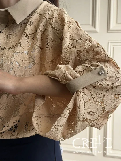 شومیز دانتل گره‌ای
