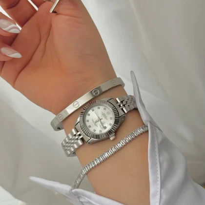 ساعت زنونه برند ROLEX رولکس دیت جاست