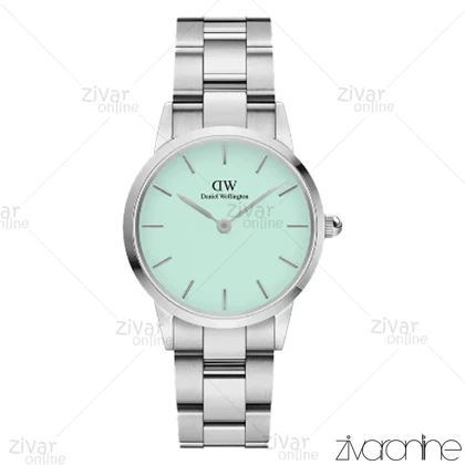ساعت دنیل ولینگتون آیکونیک لینک زنانه صفحه سبز پاستیلی 104105