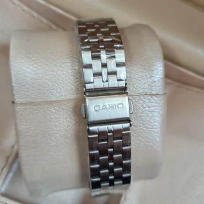 ساعت مچی مردانه کاسیو گادفادر بند متصل سیلور صفحه دودی