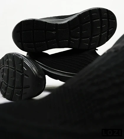 کفش کتانی طبی ورزشی مشکی SKECHERS GoWalk 5 V2