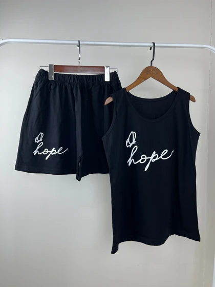 ست تاپ و شلوارک hope