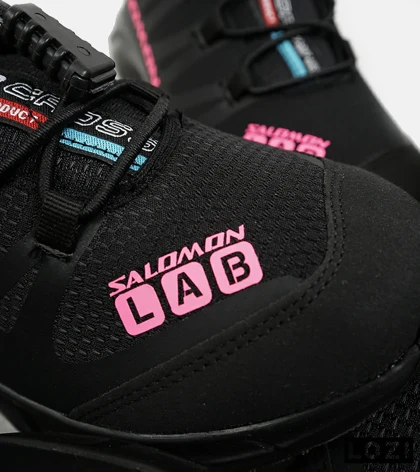 کفش کتانی زنانه مشکی صورتی سالومون Salomon LAB