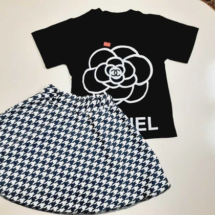 ست تیشرت دامن کلوش چنل