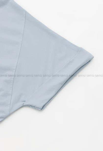 تیشرت باکسی کلاه دار رنگی کد1006034