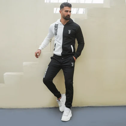 ست سویشرت شلوار یوونتوس مردانه مدل TOPAN ویژه