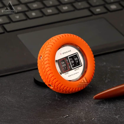 ساعت رومیزی تی انجین T-Engine Drum Roller O50