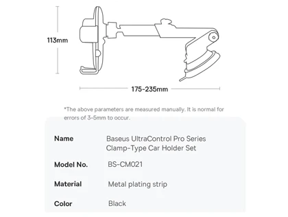 هولدر چند منظوره خودرو بیسوس Baseus UltraControl Pro Series Clamp Type Holder Car CM021