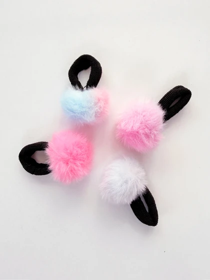 کش مو فانتزی توپ پشمالو