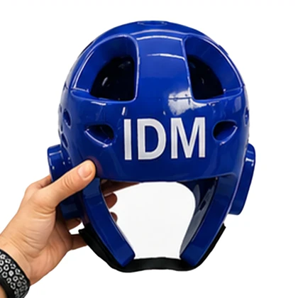 کلاه تکواندو تزریقی IDM رنگ آبی و قرمز