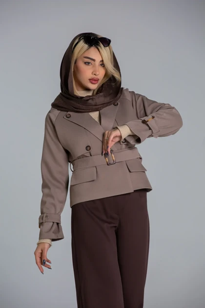 بارانی کراپ کجراه دو ژیله