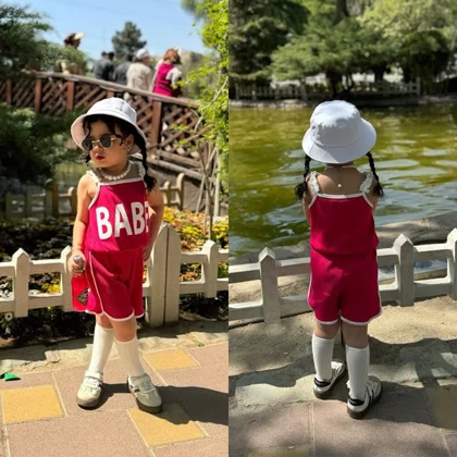 رامپر دخترانه مدل BABE