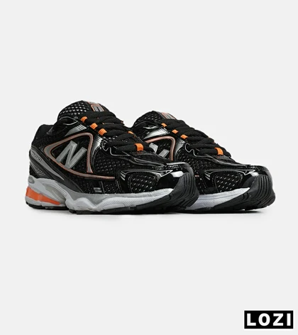 کفش کتانی مردانه و زنانه مشکی سفید نارنجی NEW BALANCE 1064 مدل 8152