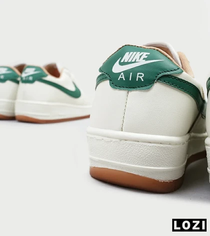 کفش مردانه و زنانه سفید سبز NIKE AIR FORCE