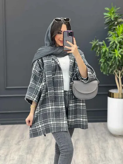 پالتو خفاشی بغل دکمه