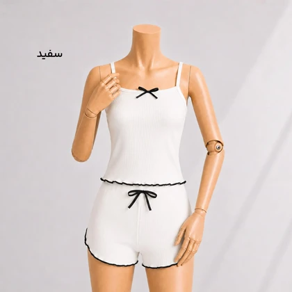 ست تاپ و شورتک زنانه کبریتی | آی بولک