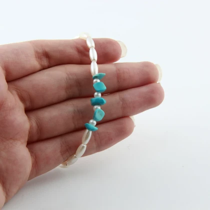 دستبند دخترانه مدل مهره ای