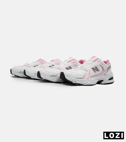 کفش کتانی زنانه سفید صورتی NEW BALANCE 530