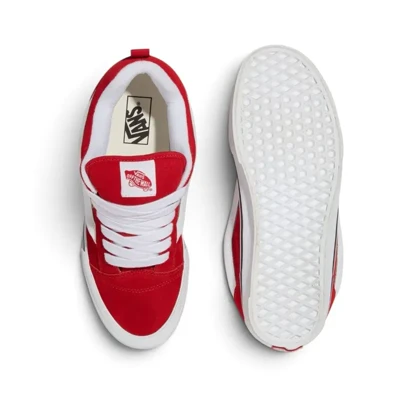 کتانی ویتنامی ونس نو اسکول قرمز سفیدVans Knu Skool Red White