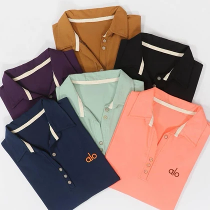 تیشرت یقه دار زنانه الو