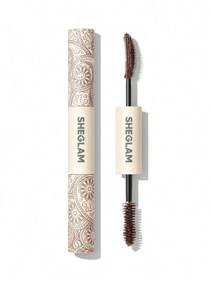 ریمل دو سر بلند کننده رنگی ضد اب شیگلم مدل all in one volume & mascara waterproof SHEGLAM