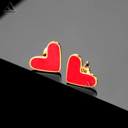 گوشواره طرح قلب Heart Earrings G1