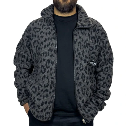 سویشرت تدی مدل پلنگی