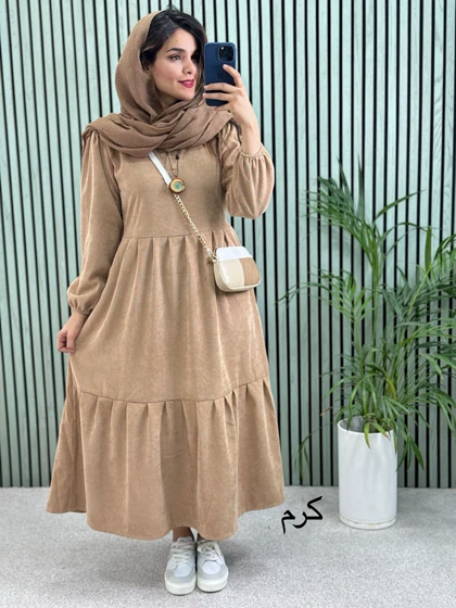 پیراهن مانتویی شقایق