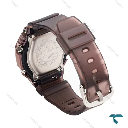 ساعت جی شاک GM-S2100 زنانه قهوه ای صفحه رزگلد G-shock-6379-L