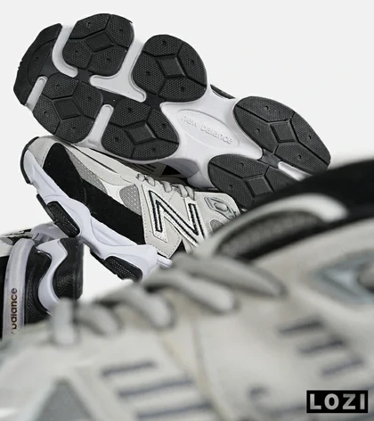 کفش کتانی مردانه و زنانه طوسی مشکی NEW BALANCE 9060