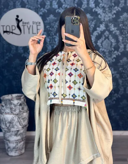 مانتو و دامن آرشین کد : 8072