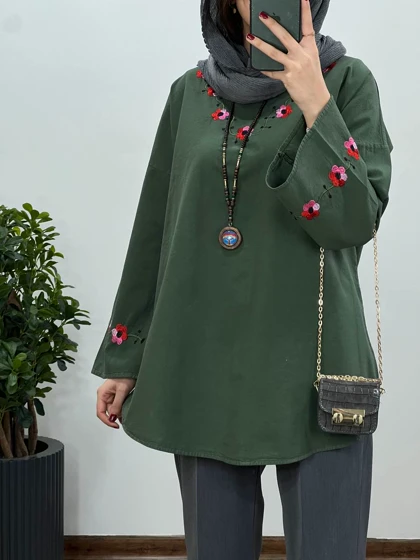مانتو گلدوزی نرگس 3(ایراد دار)