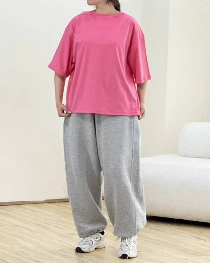 تیشرت باکسی پاستیلی