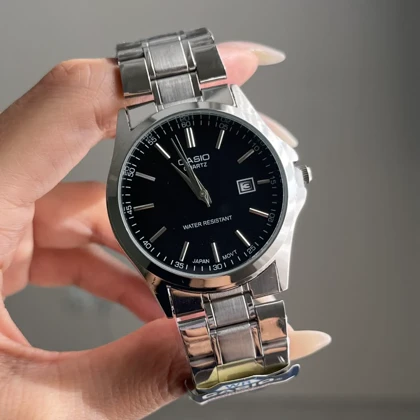 ساعت بند استیل CASIO ساعت کاسیو تاریخ شمار