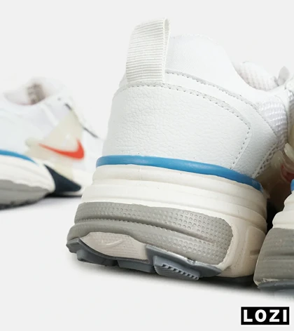 کفش کتانی مردانه و زنانه سفید قرمز Nike cushlon مدل 7309