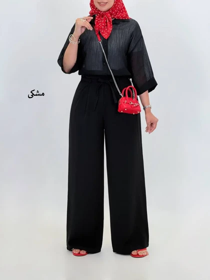 6951-شلوار فول بگ هرمس