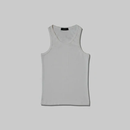 گری تاپ تمام تنه white tank top