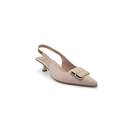 کفش مجلسی زنانه پاشنه‌دار سه سانت مدل sandal valentino - 0086
