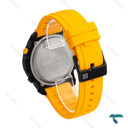 ساعت نیوی فورس NF7104 مردانه مشکی زرد NaviForce-6971-G