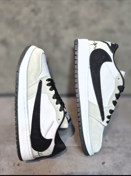 کتانی ونس زنانه ایر جردن وان لو اسکات تراویس نایک AIR jordan 1 low Travis Scott کد 943