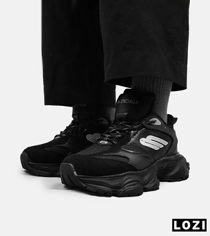 کفش کتانی مردانه و زنانه مشکی BALENCIAGA