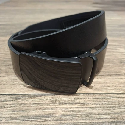 کمربند مردانه چرم طبیعی ریلی مدل Milled Leather