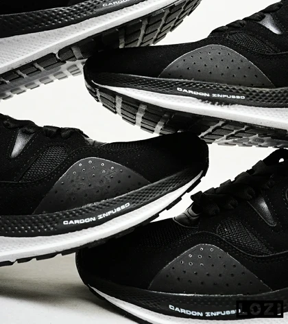 کفش کتانی طبی زنانه و مردانه مشکی سفید SKECHERS archfit v02