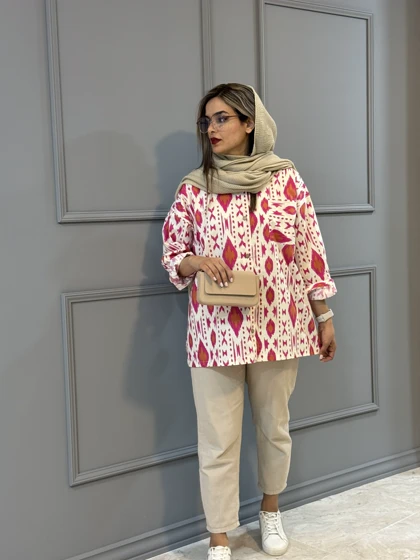 شومیز مانتویی گلسا