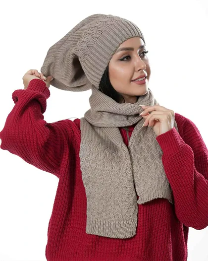 شال کلاه طرح رویا سیلکا