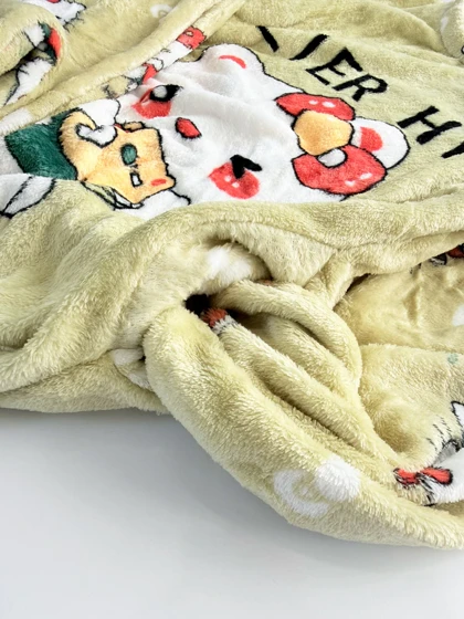 ست بلوز و شلوار حوله ای طرح کیتی