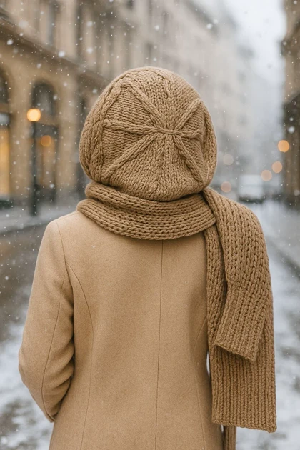 کلاه و شالگردن فرانسوی جدید