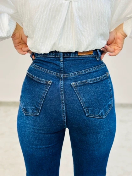 شلوار جین استریت کات کشی آمسو4018/19