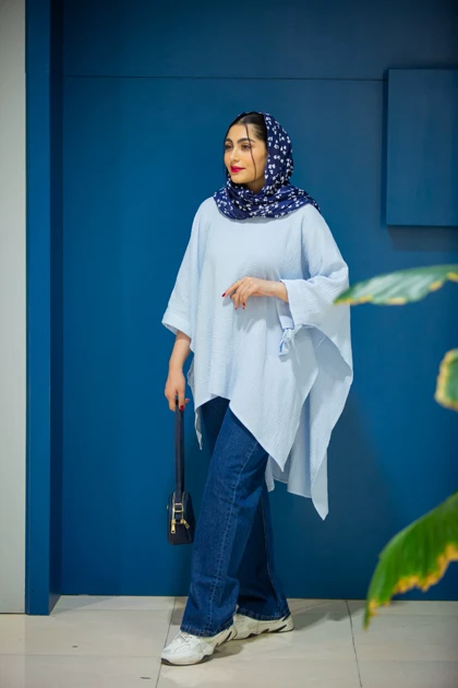 مانتو لینن پنبه عسل